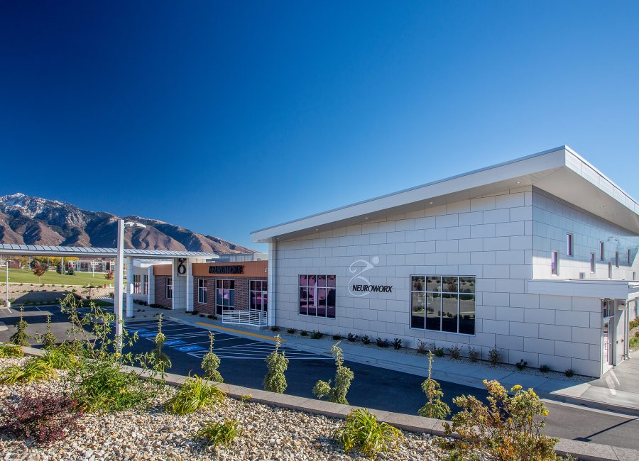Exterior Neuroworx Healthcare Office & Rehabilitation Center in Sandy, UT | Utah Healthcare Building Architectural Design