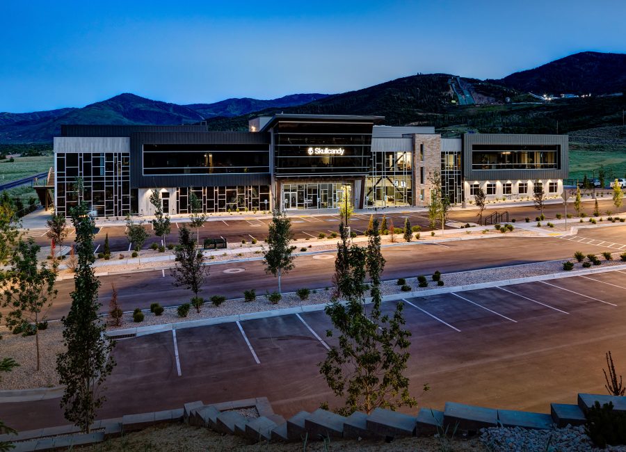 Exterior Skullcandy Corporate Office Building Architecture in Park City, UT | Tech Headquarters Architectural Designers in Utah | Think Architecture