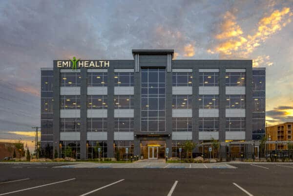 Exterior Architecture Design of EMI Health building | Salt Lake City Office Building Architectural Design