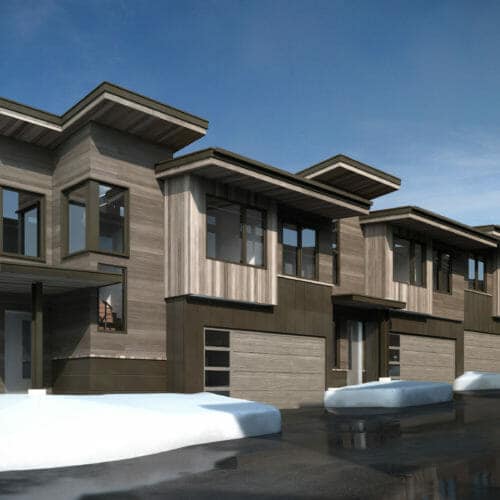 The Ridge Townhomes at Park City Mountain in Park City, UT exterior | Utah Multi Family Residential Architects | Think Architecture