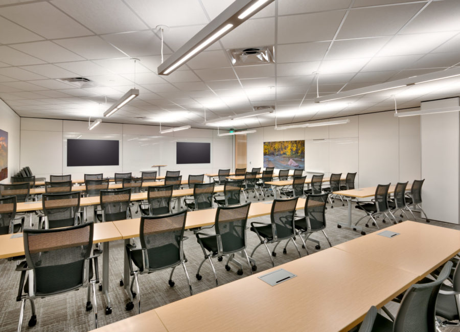 Meeting room at Larson & Company in South Jordan, UT | Utah Interior design project | Think Architecture