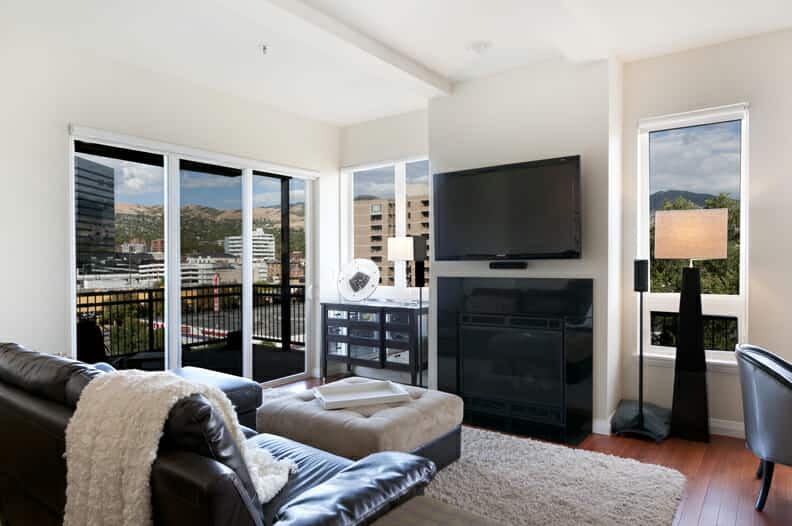 Living Rooms at The Metro Condominiums in Salt Lake City, UT | Utah Multifamily Architects | Think Architecture