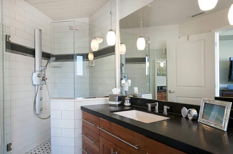 Bathrooms at The Metro Condominiums in Salt Lake City, UT | Utah Multifamily Architects | Think Architecture