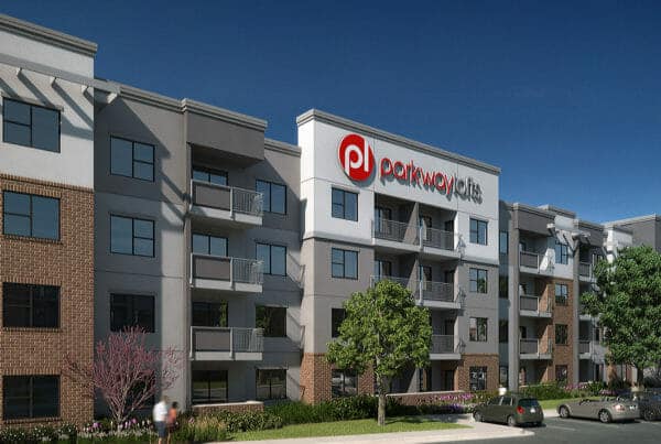Parkway Lofts in American Fork, Utah | multifamily architects | residential apartment building design | Think Architecture