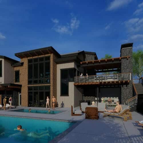 small resort design concept for The Pointe Resort in Park City Utah | Resort Architects | Think Architecture