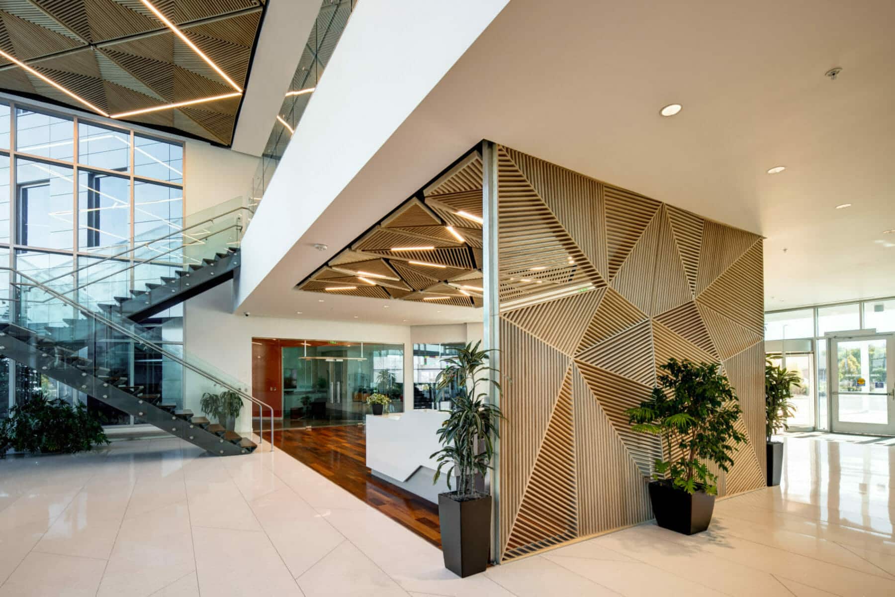 Reception Area Worker's Compensation Fund (WCF) Building in Salt Lake City, UT | Office Architects | Think Architecture