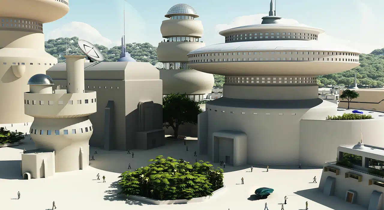 Utah Sci-Fi Futuristic House Design | Think Architecture